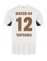 Bayer Leverkusen Edmond Tapsoba #12 Vieraspaita 2024-25 Lyhythihainen